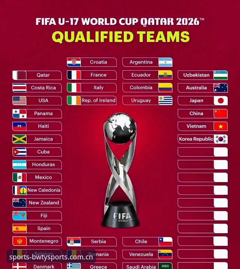U17世界杯分组形势详解